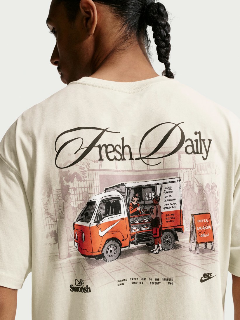 Camiseta Nike Sportswear Fresh Daily Caqui Para Hombre