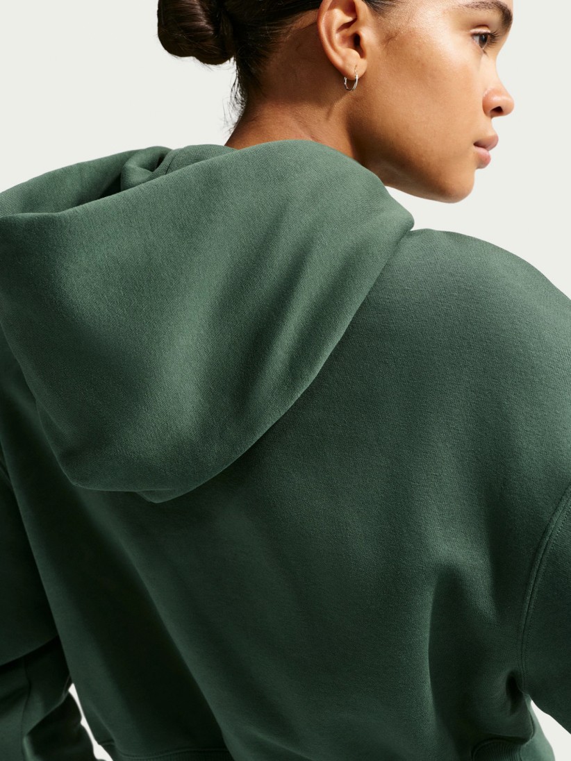 Sudadera con Capucha Nike Sportswear Phoenix Fleece Verde Para Mujer