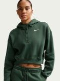 Sudadera con Capucha Nike Sportswear Phoenix Fleece Verde Para Mujer