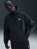 Chaqueta Cortavientos con Capucha Nike Windrunner Negra Para Hombre