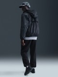 Chaqueta Cortavientos con Capucha Nike Windrunner Negra Para Hombre