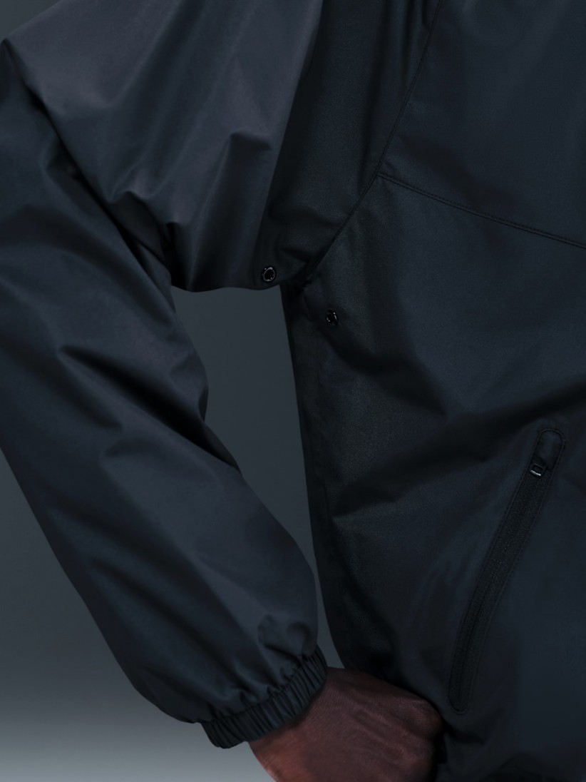 Chaqueta Cortavientos con Capucha Nike Windrunner Negra Para Hombre