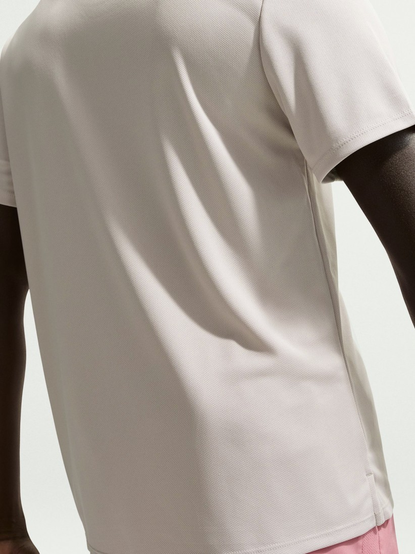 Camiseta de Running Nike Miler Dri-FIT UV Beige Para Hombre