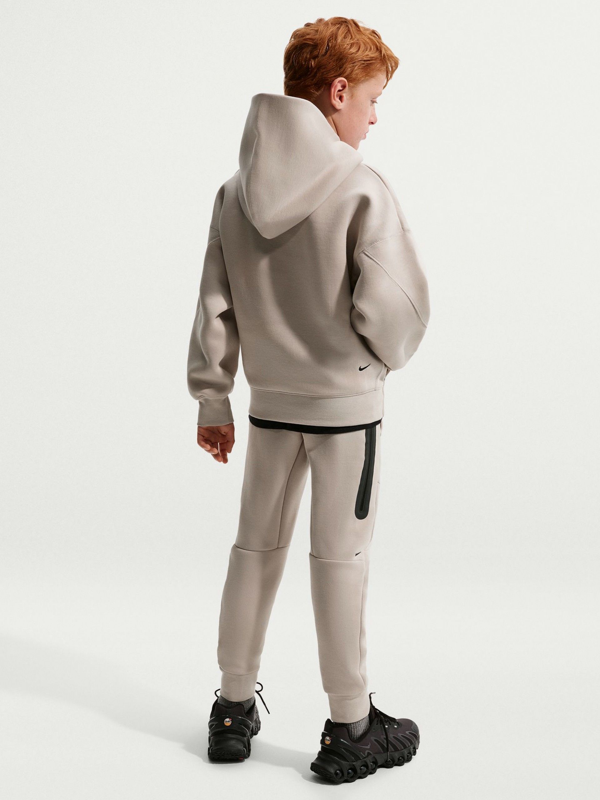 Nike Sportswear Tech Fleece Junior Beige Hoodie