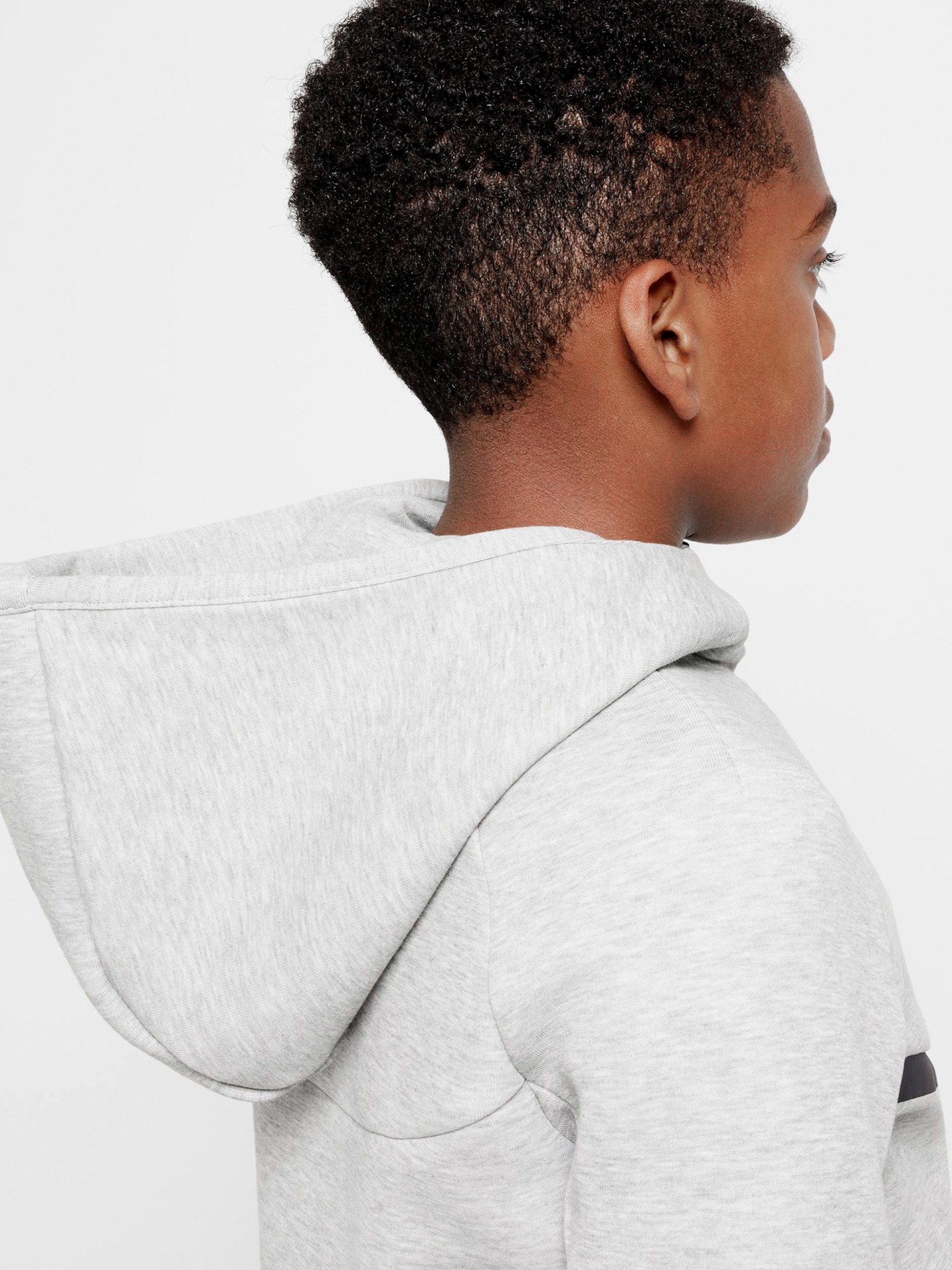 Nike Sportswear Tech Fleece Junior Grey Hooded Jacket