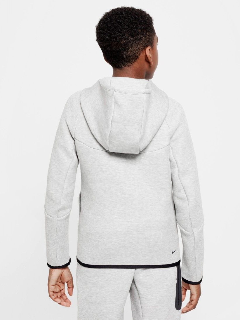 Chaqueta con Capucha Nike Sportswear Tech Fleece J�nior Gris
