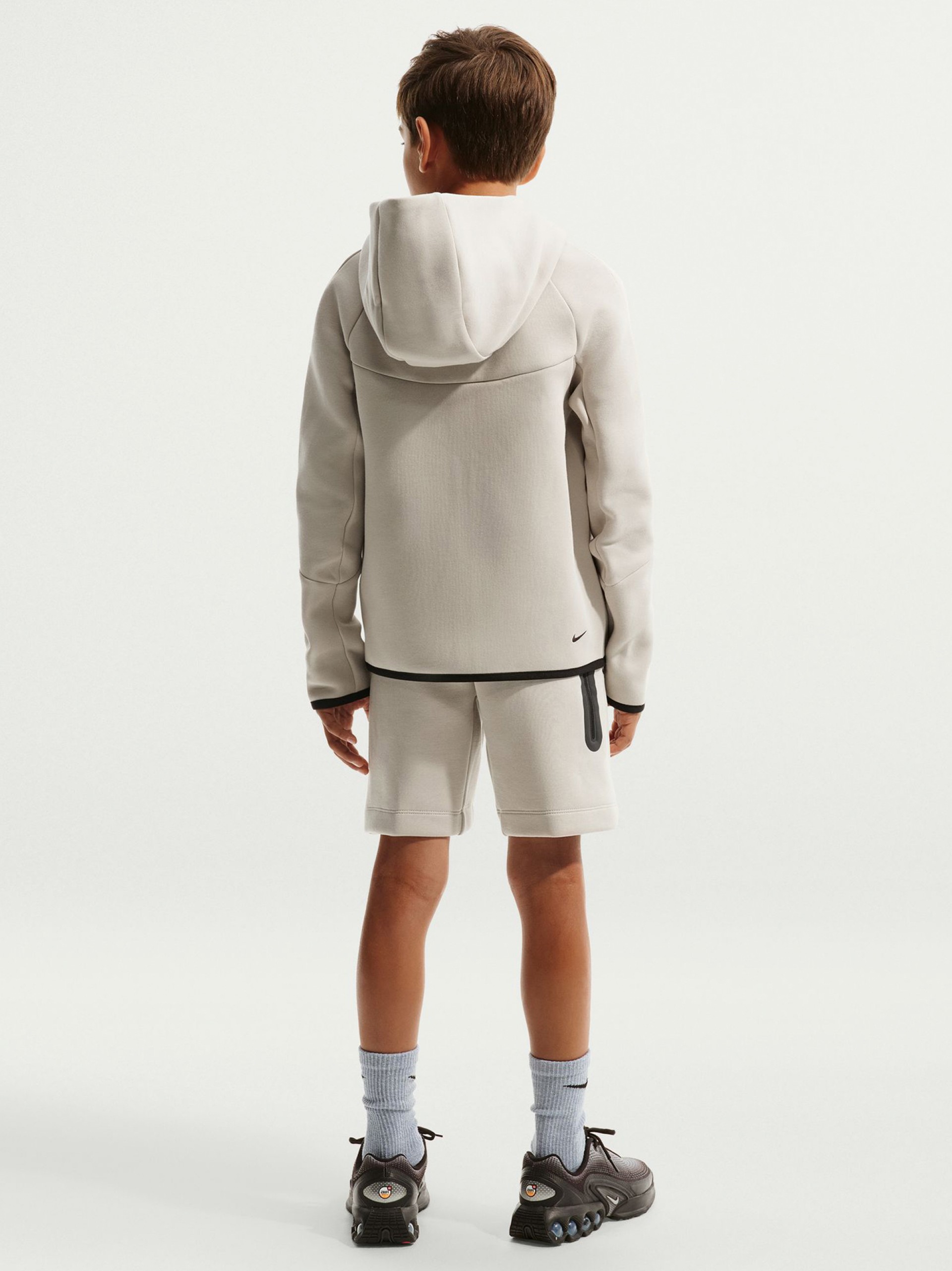 Casaco com Capuz Nike Sportswear Tech Fleece Júnior Bege