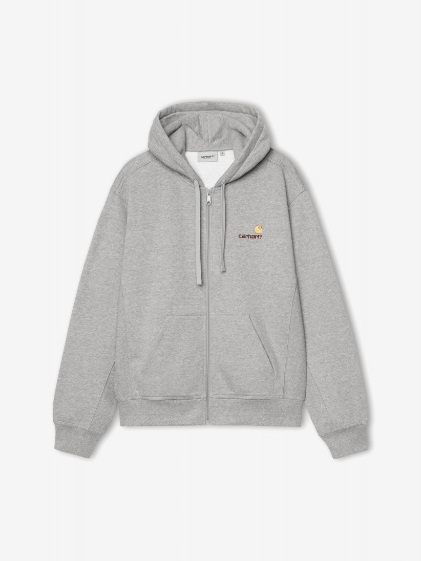 Carhartt WIP American Script Grey Hooded Jacket
