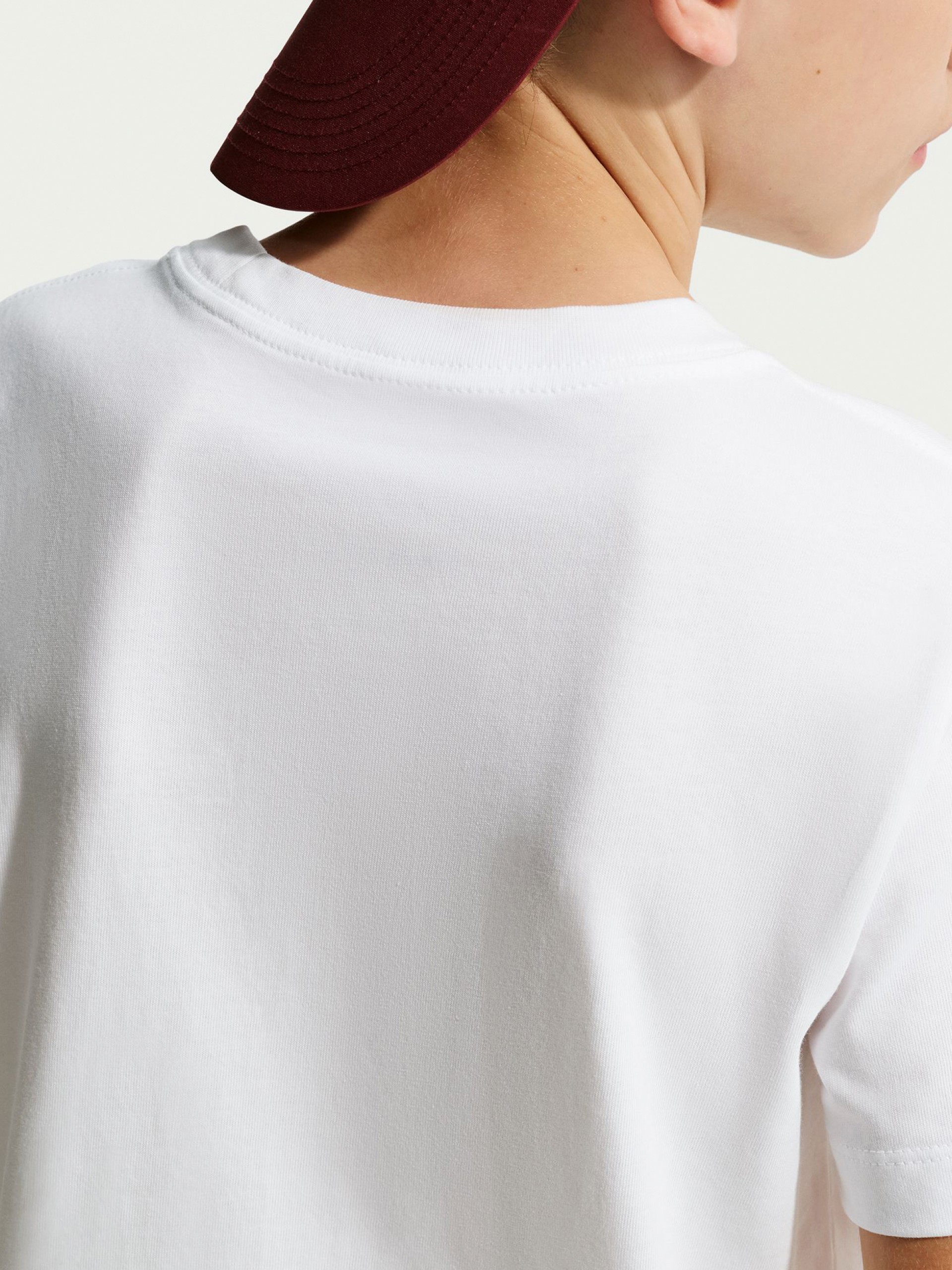 T-shirt Nike Sportswear Food Júnior Branca