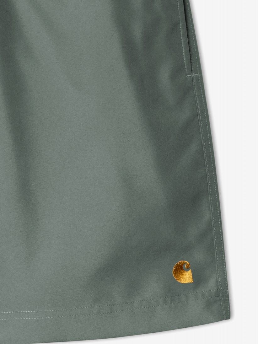Carhartt WIP Chase Green Swimming Shorts
