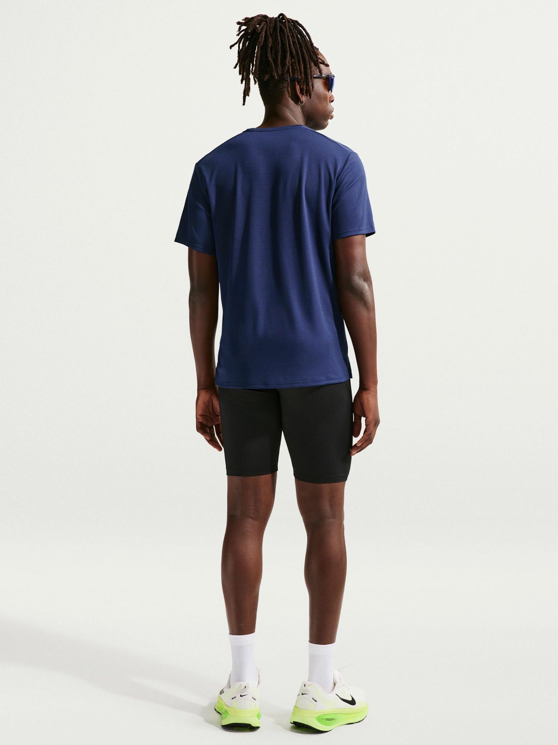 Nike Miler Dri-FIT UV Blue Running T-shirt For Men