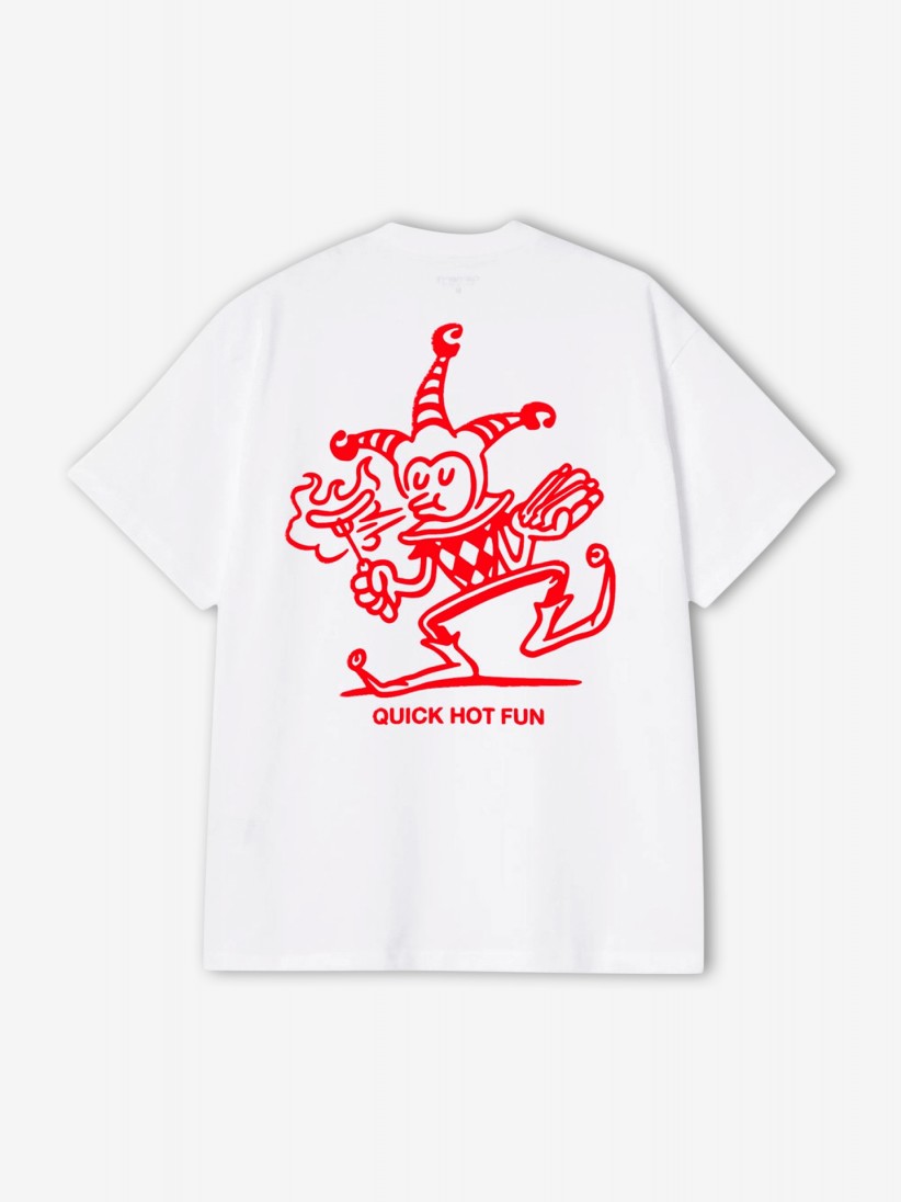 Camiseta Carhartt WIP Harlequin BBQ Blanca Camiseta Carhartt WIP Harlequin BBQ Blanca