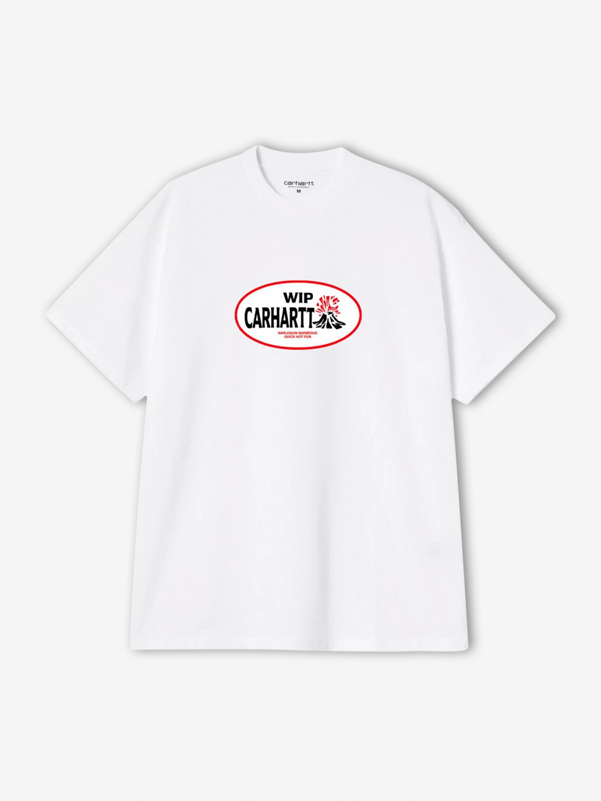 Camiseta Carhartt WIP Harlequin BBQ Blanca