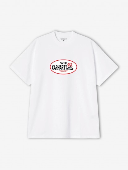 Camiseta Carhartt WIP Harlequin BBQ Blanca