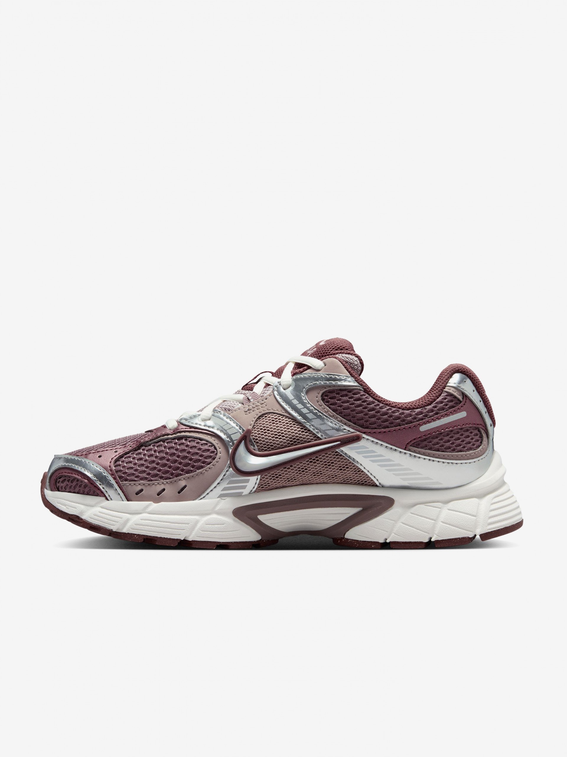 Sapatilhas Nike V5 RNR Bordeaux e Prateadas Para Mulher