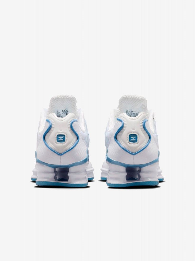Nike Shox TL White and Blue Junior Sneakers
