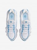 Nike Shox TL White and Blue Junior Sneakers