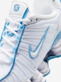 Nike Shox TL White and Blue Junior Sneakers