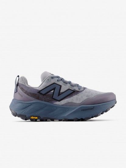 Sapatilhas de Trail New Balance Fresh Foam X Hierro v9 Cinzentas e Azuis Para Homem