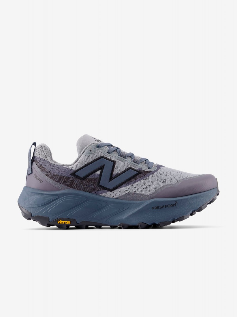 Sapatilhas de Trail New Balance Fresh Foam X Hierro v9 Cinzentas e Azuis Para Homem