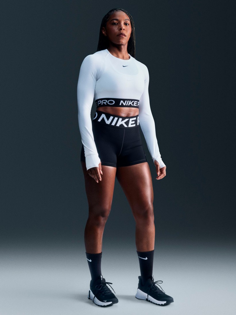 Nike Pro Sculpt 8cm Black Biker Shorts For Women