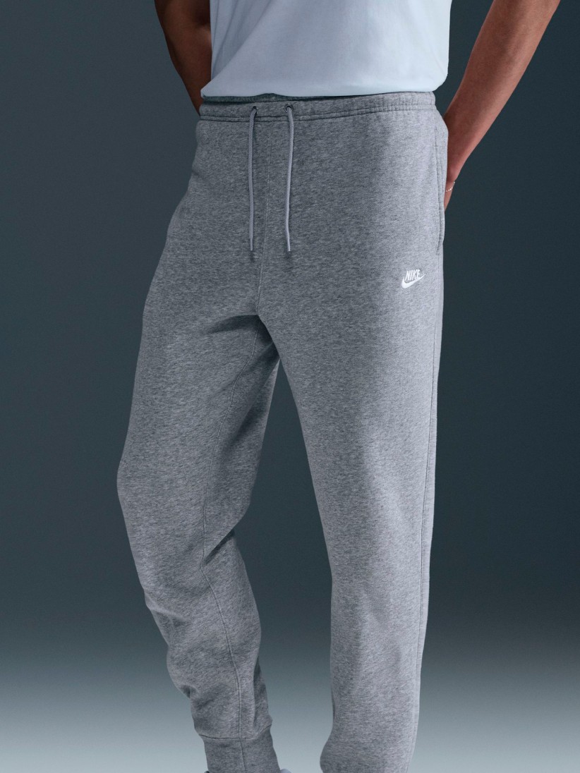 Pantalones Nike Club Joggers Grises Para Hombre