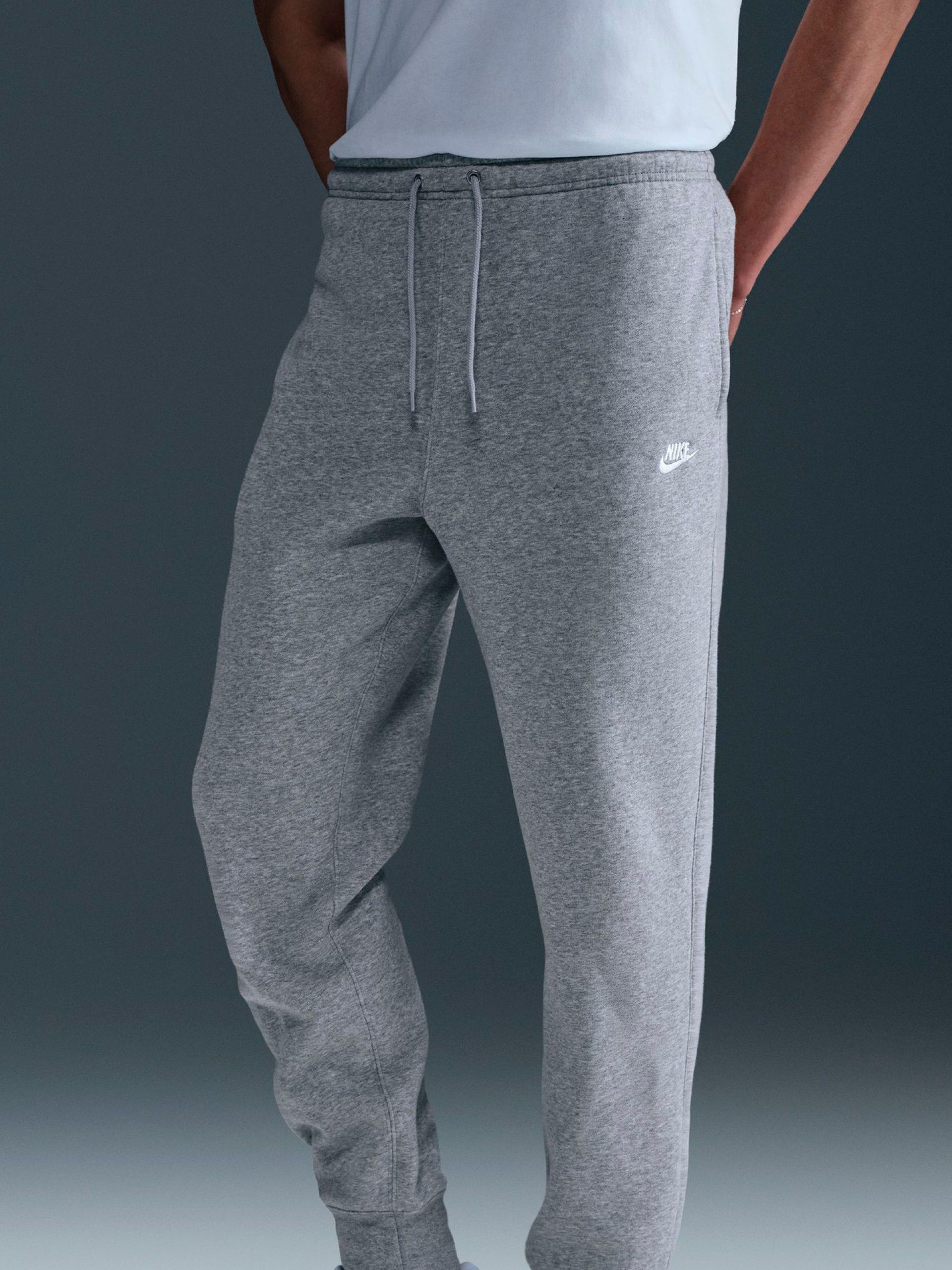 Nike Club Joggers Grey Trousers For Men