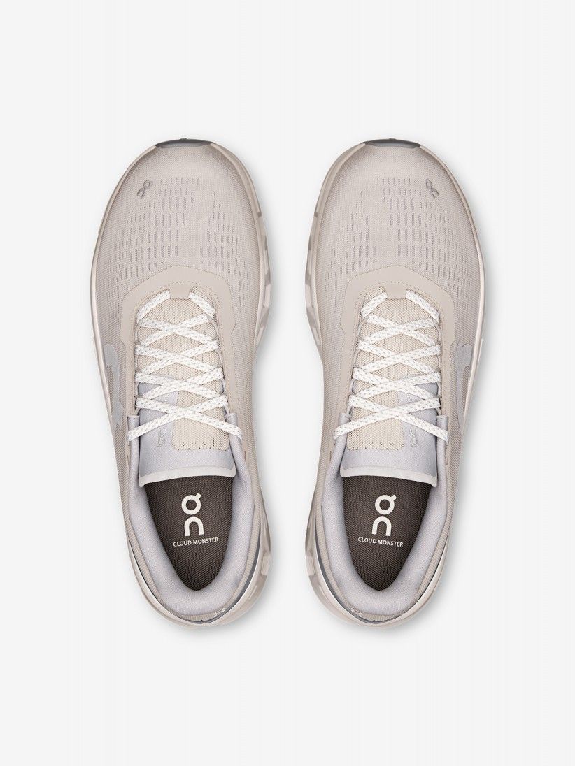 Sapatilhas On Running Cloudmonster 1 Bege e Cinzentas