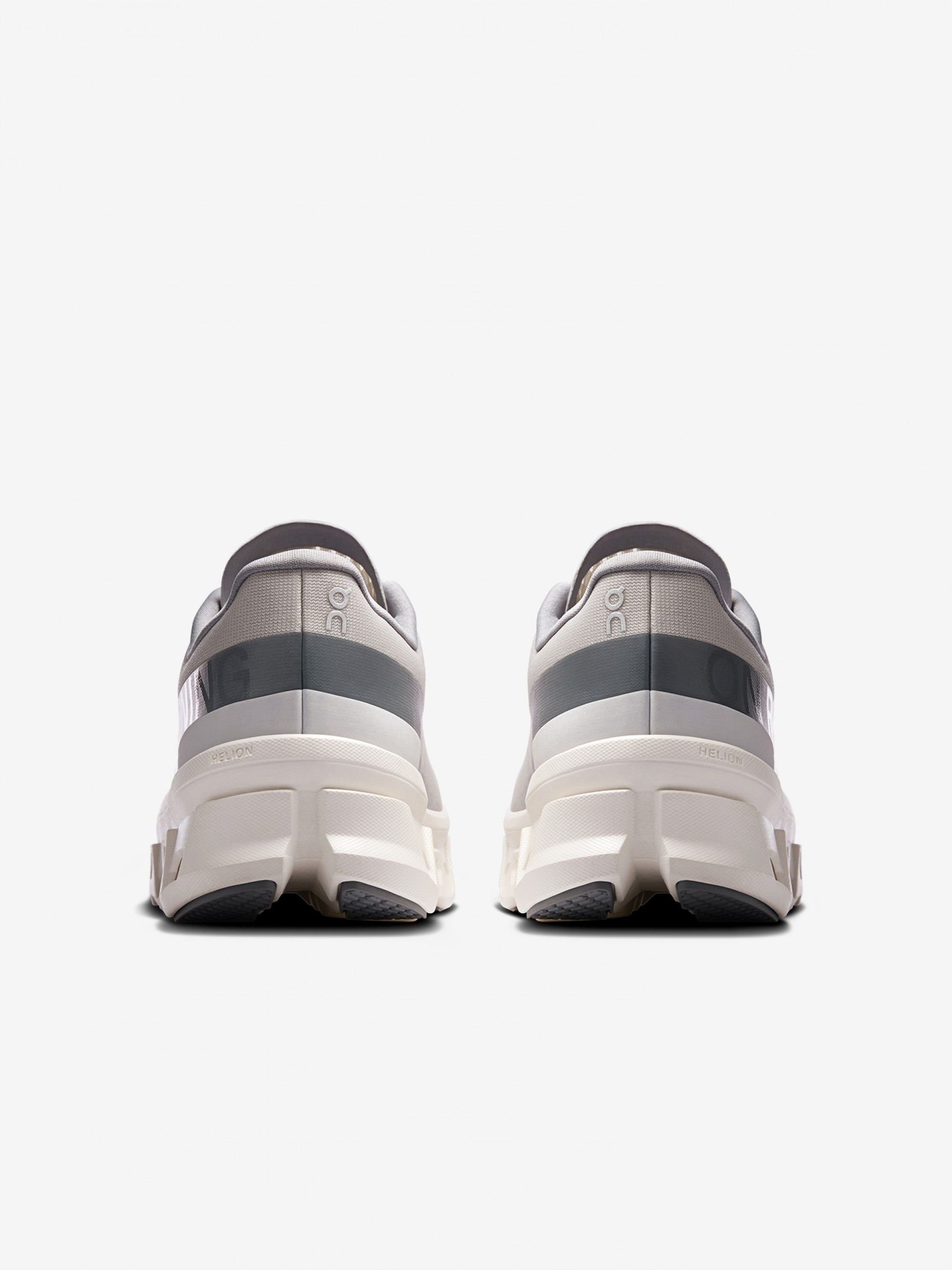 On Running Cloudmonster 1 Beige and Grey Sneakers