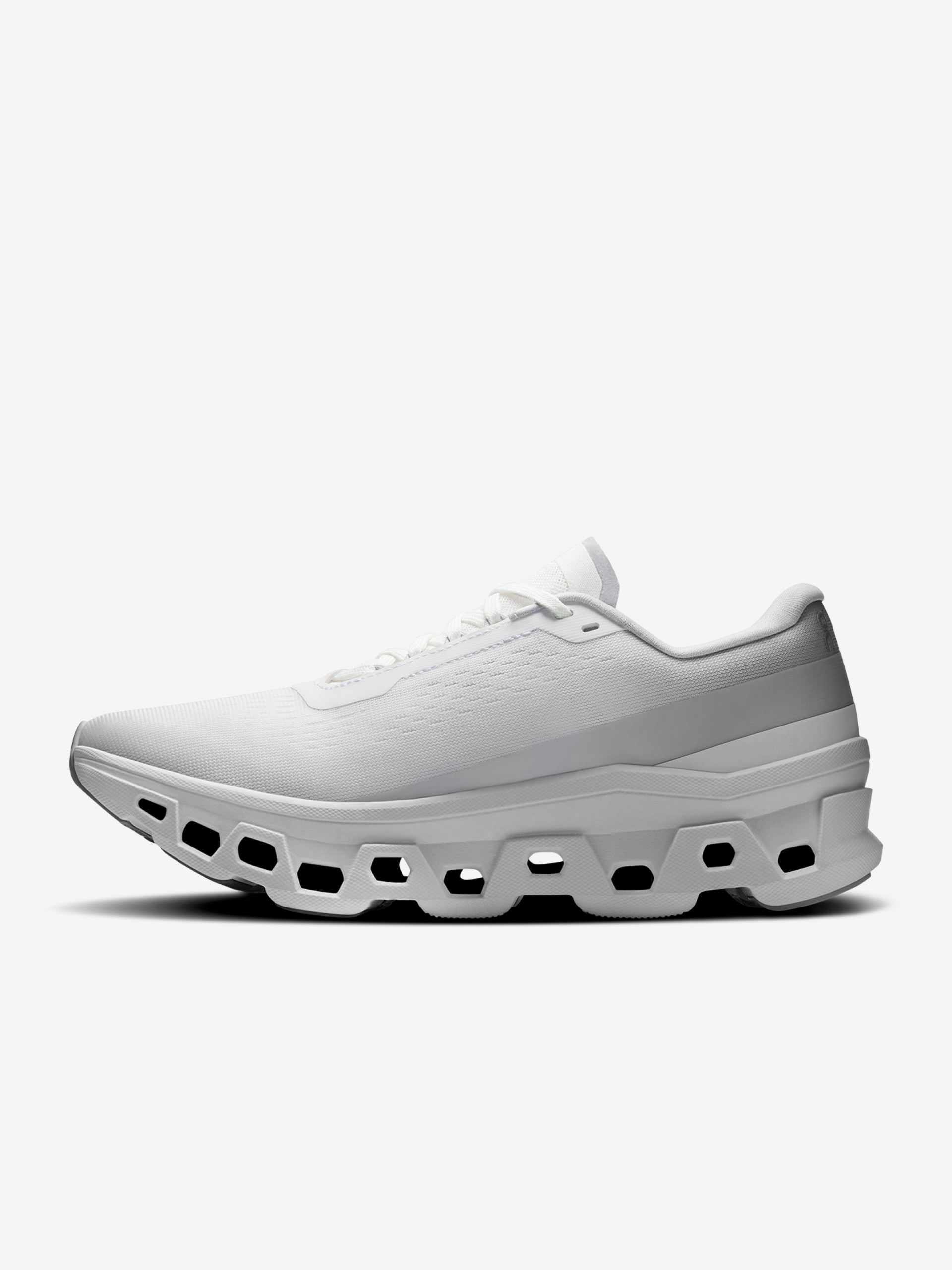 On Running Cloudmonster 1 White and Grey W Sneakers