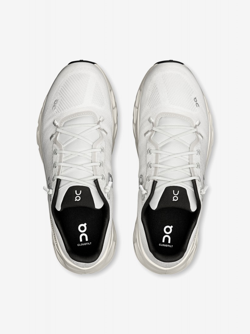 On Running Cloudtilt White and Black Sneakers