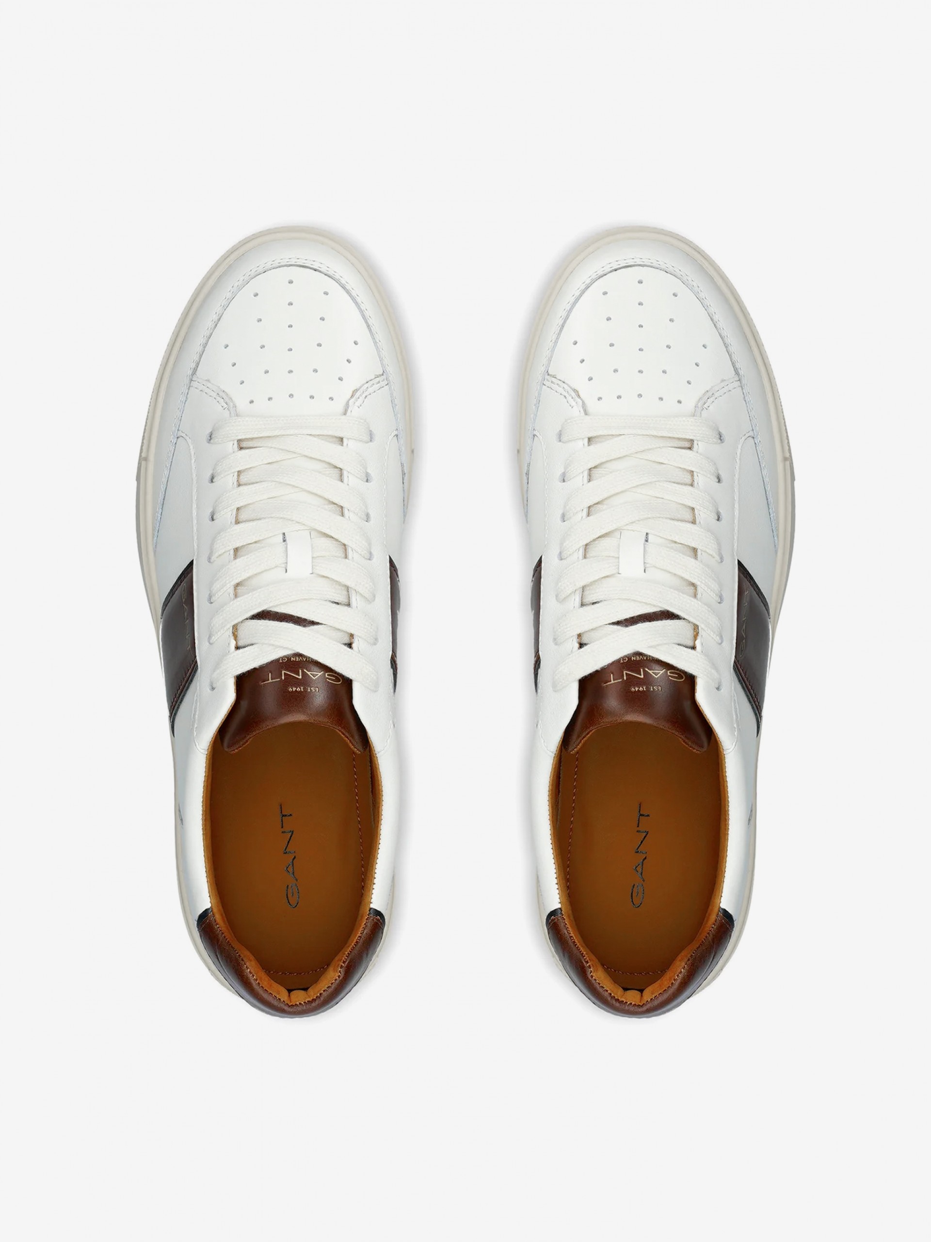 Gant Mc Julien White and Brown Sneakers For Men