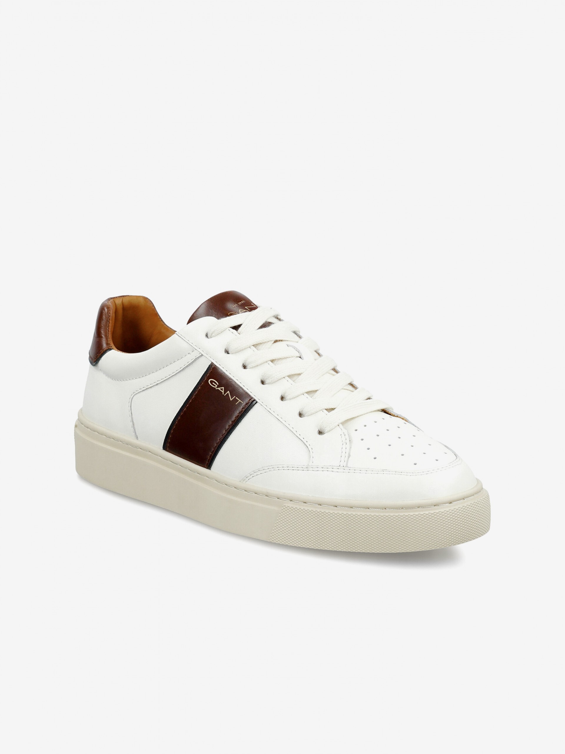 Gant Mc Julien White and Brown Sneakers For Men