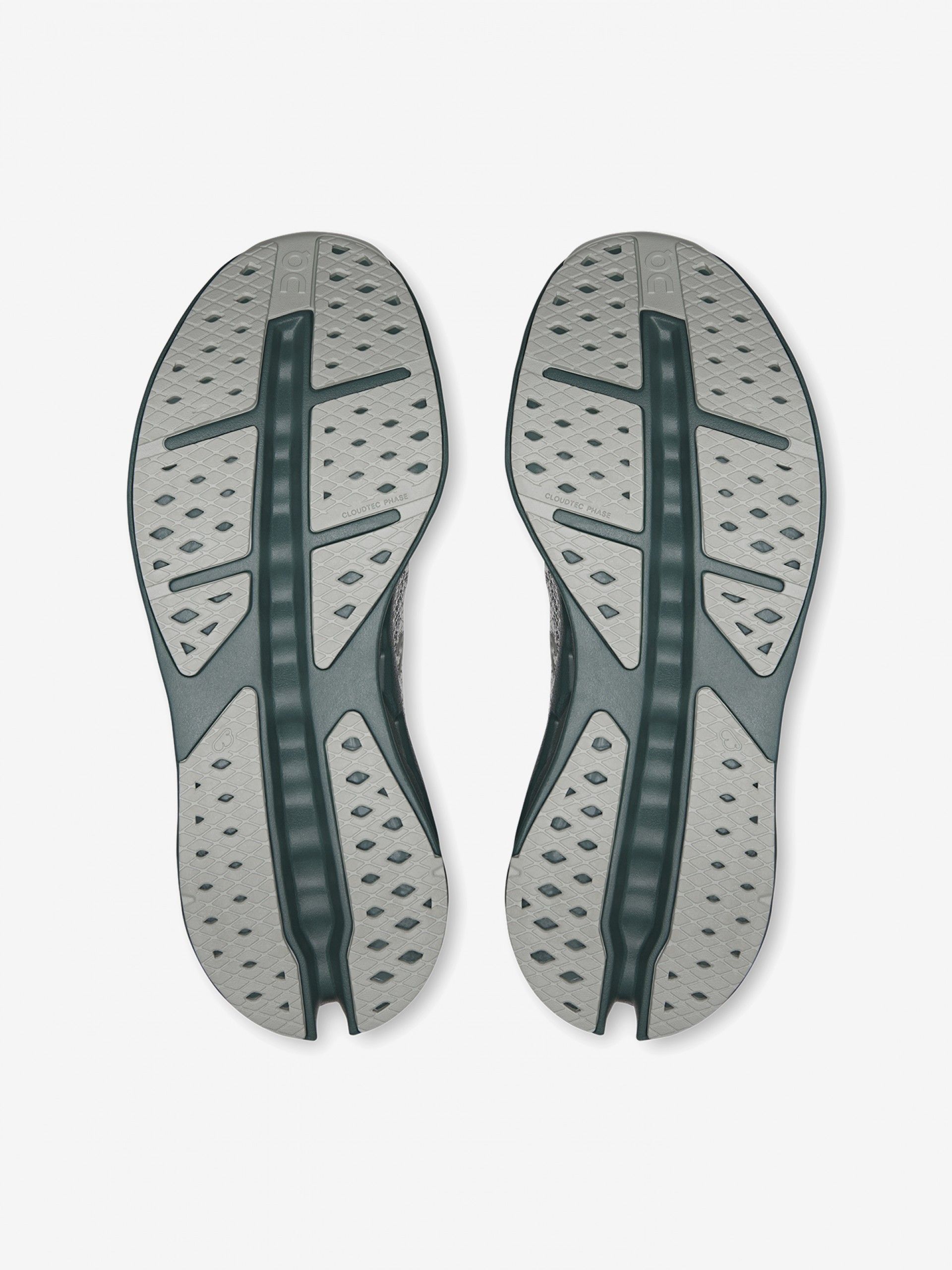 On Running Cloudsurfer Max Grey and White Running Trainers