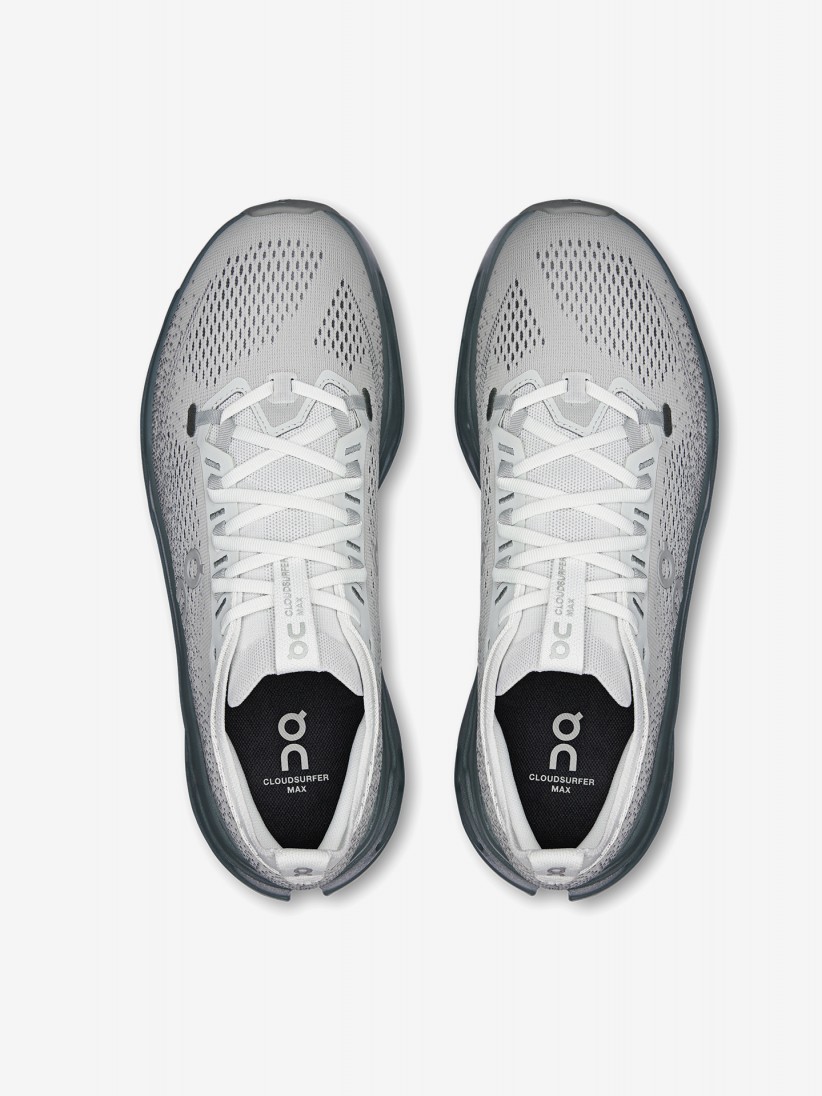 Sapatilhas de Running On Running Cloudsurfer Max Cinzentas e Brancas