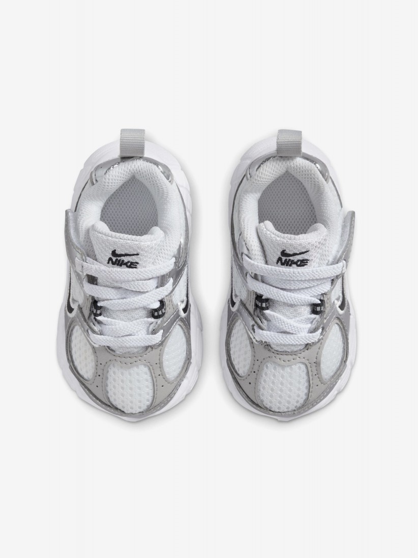 Sapatilhas Nike V5 RNR Brancas e Prateadas Para Beb�