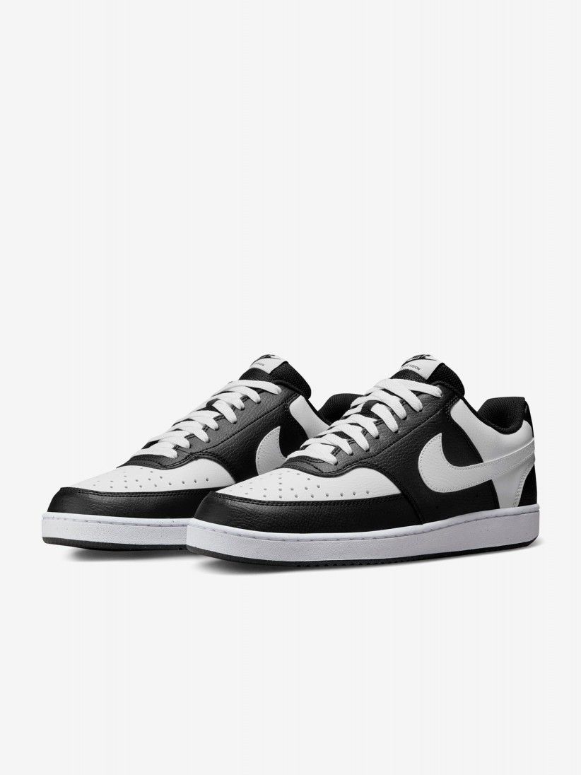 Nike Court Vision Low Black and White Sneakers For Men