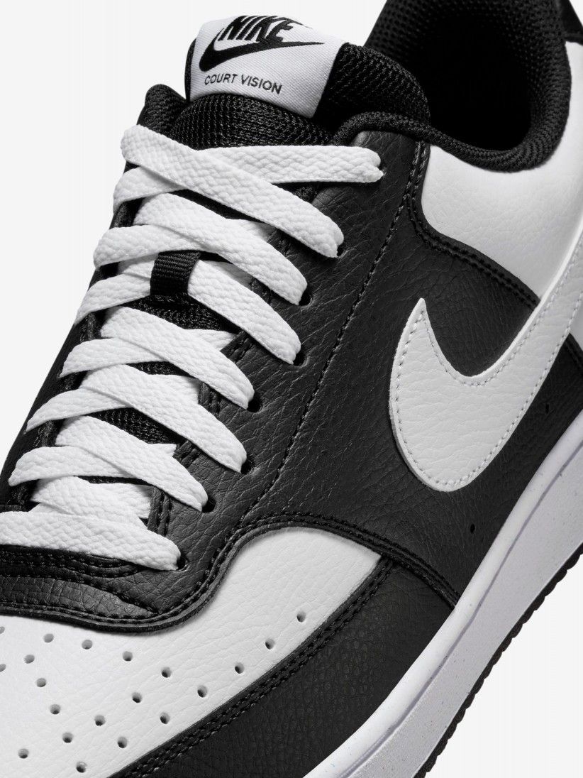 Nike Court Vision Low Black and White Sneakers For Men
