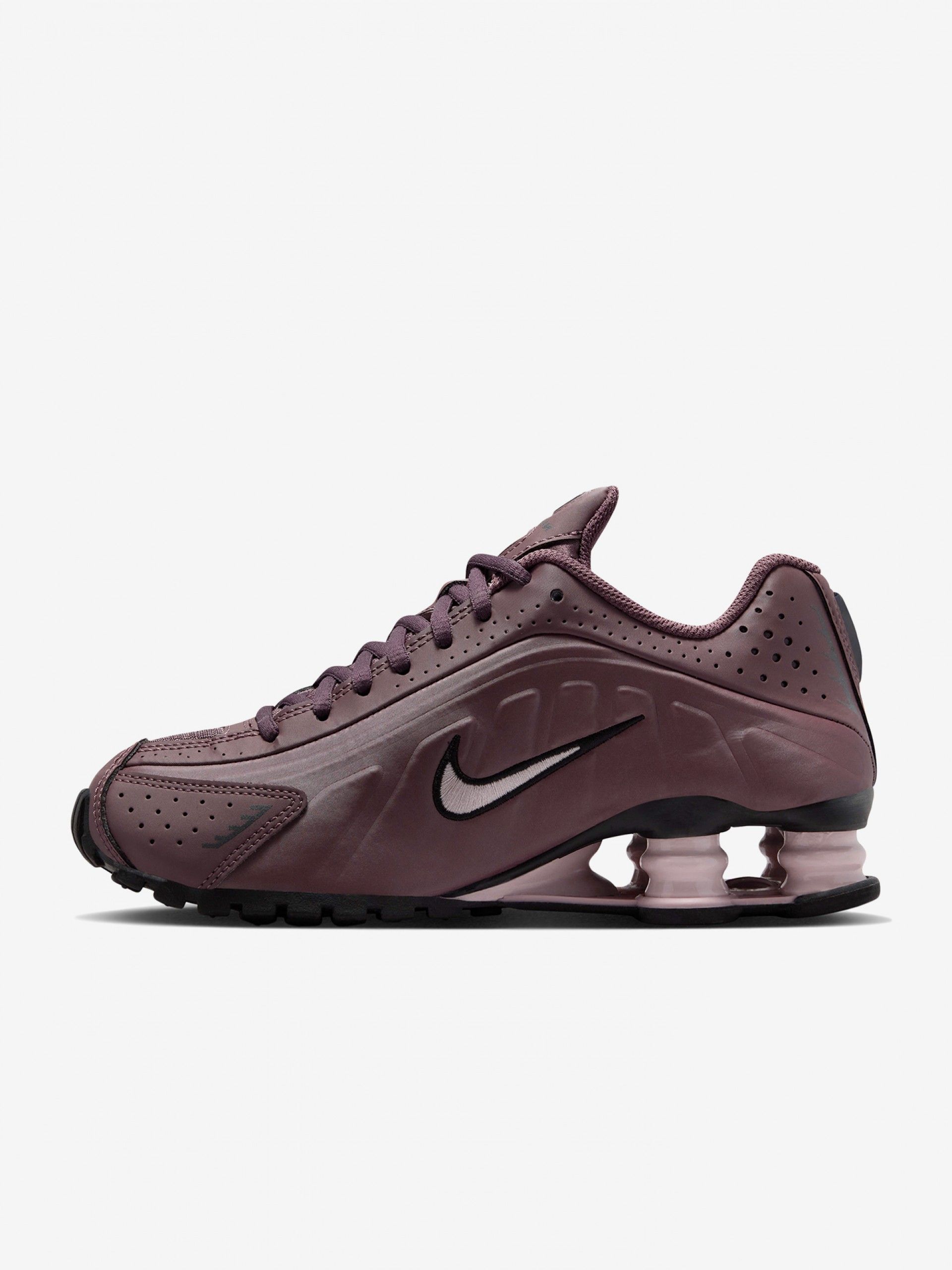 Nike Shox R4 Burgundy Junior Sneakers