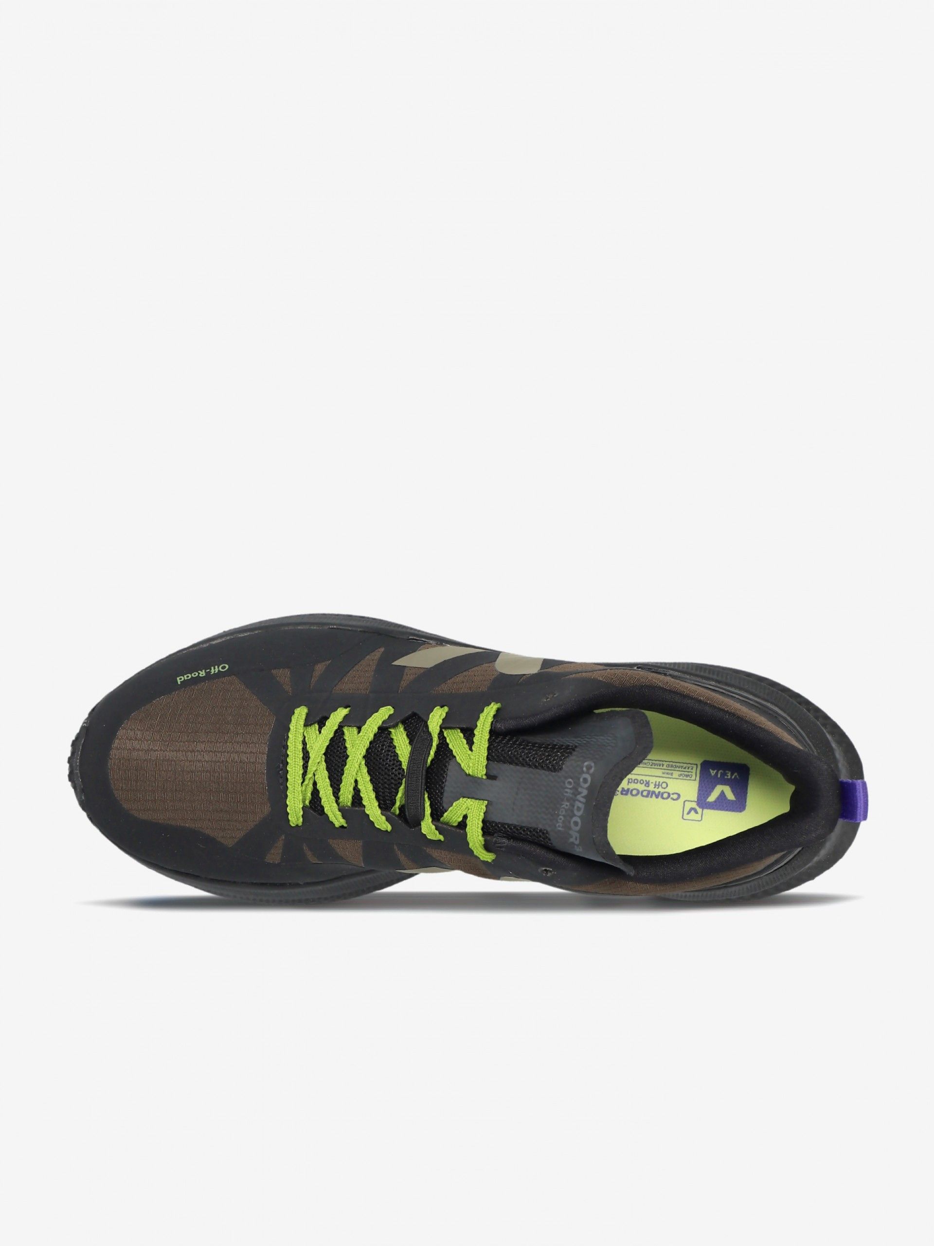 VEJA Condor 3 Off-Road Ripstop Black and Green Trail Trainers