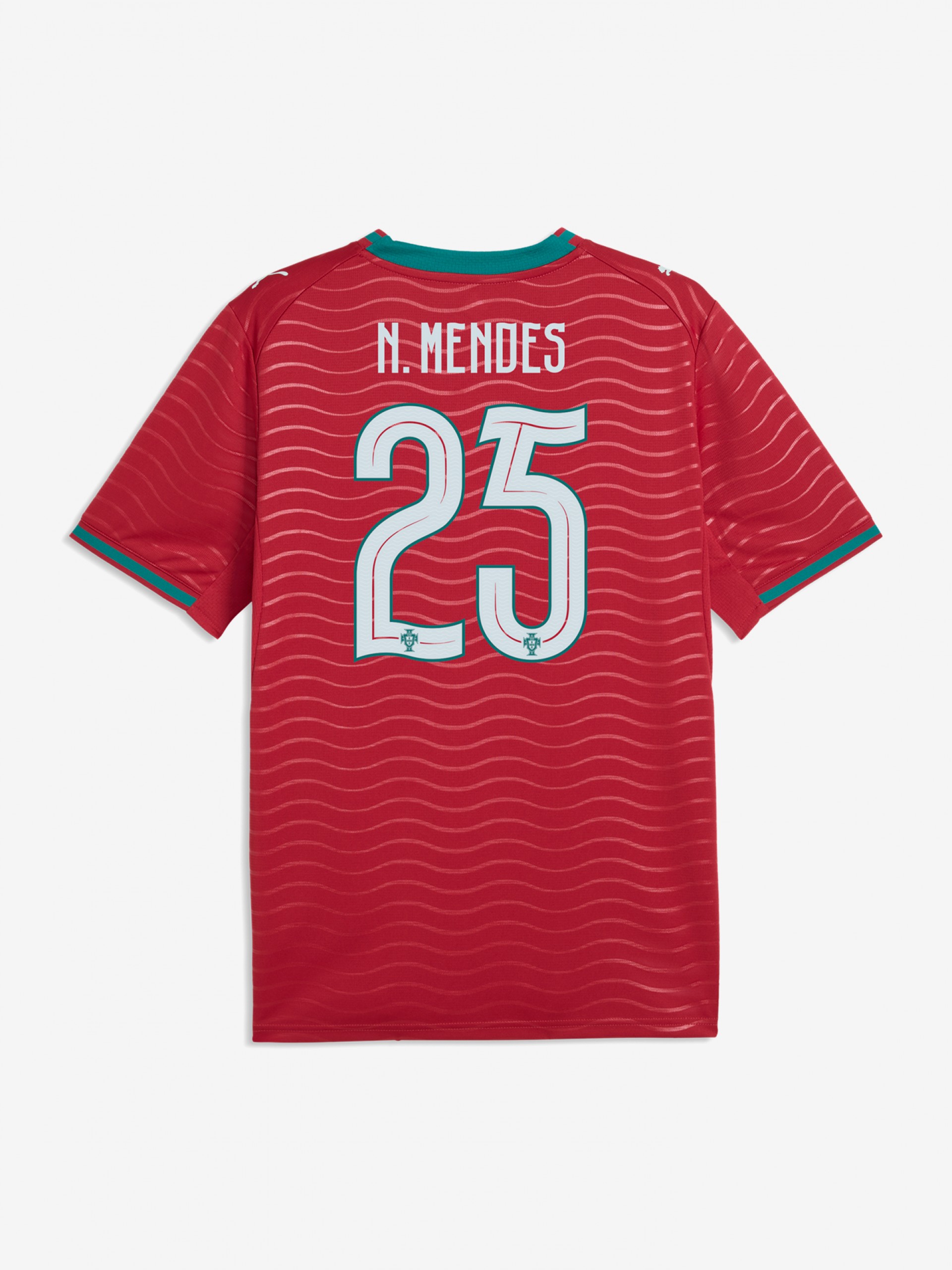 Camisola Puma Portugal Principal Versão Jogador 2026 Nuno Mendes