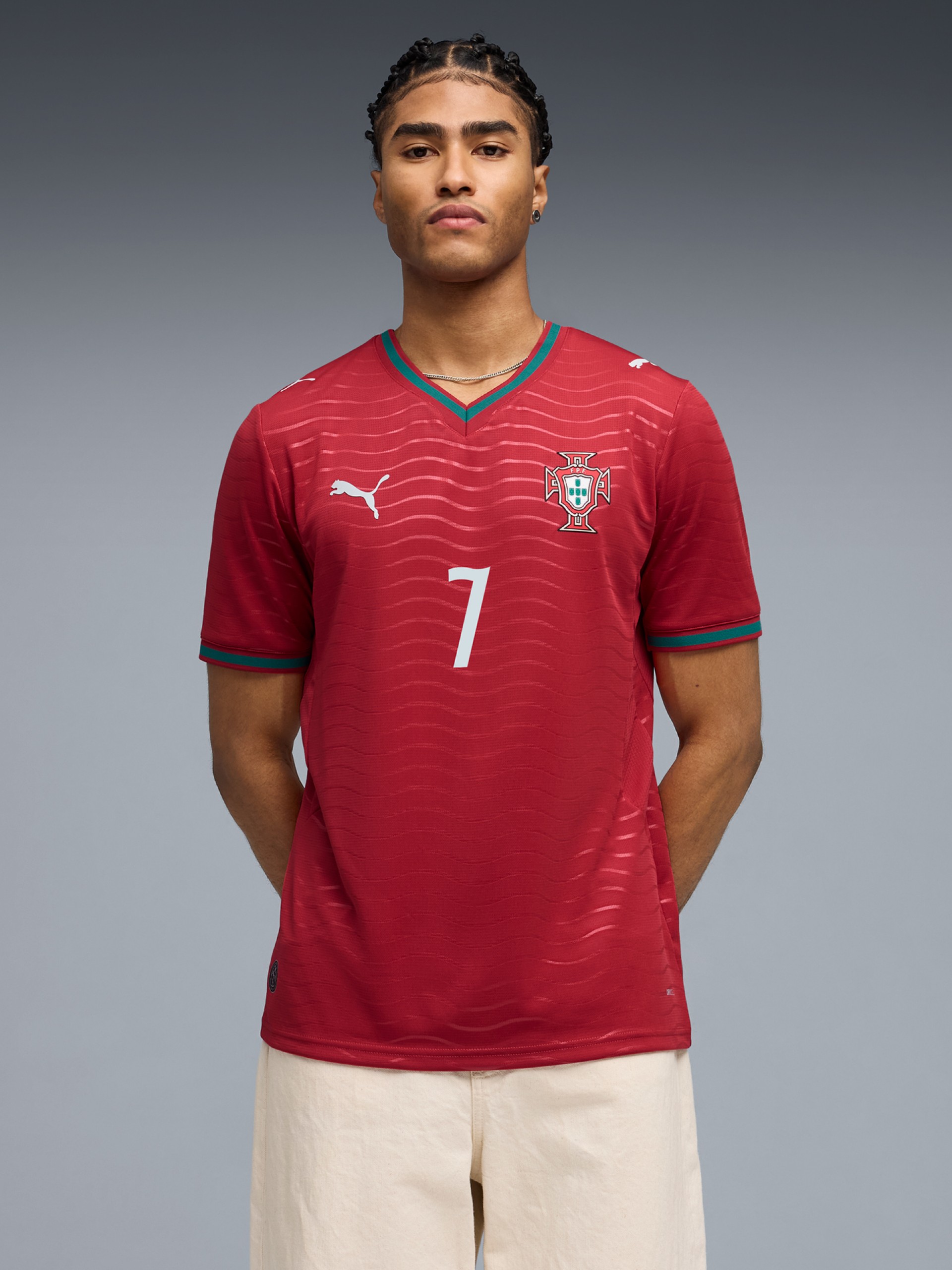 Camisola Puma Portugal Principal Versão Jogador 2026 Ronaldo