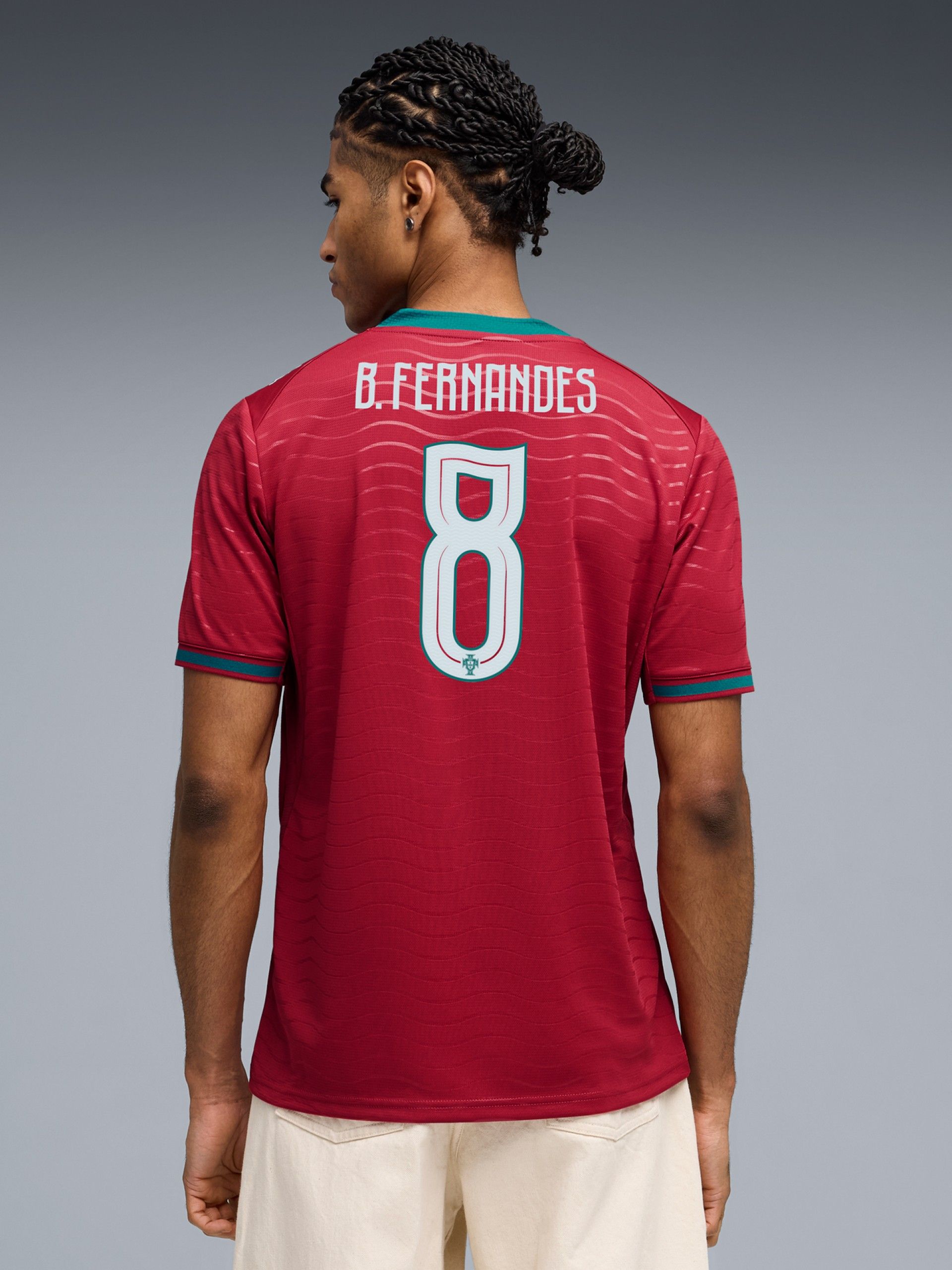 Camisola Puma Portugal Principal Versão Jogador 2026 Bruno Fernandes