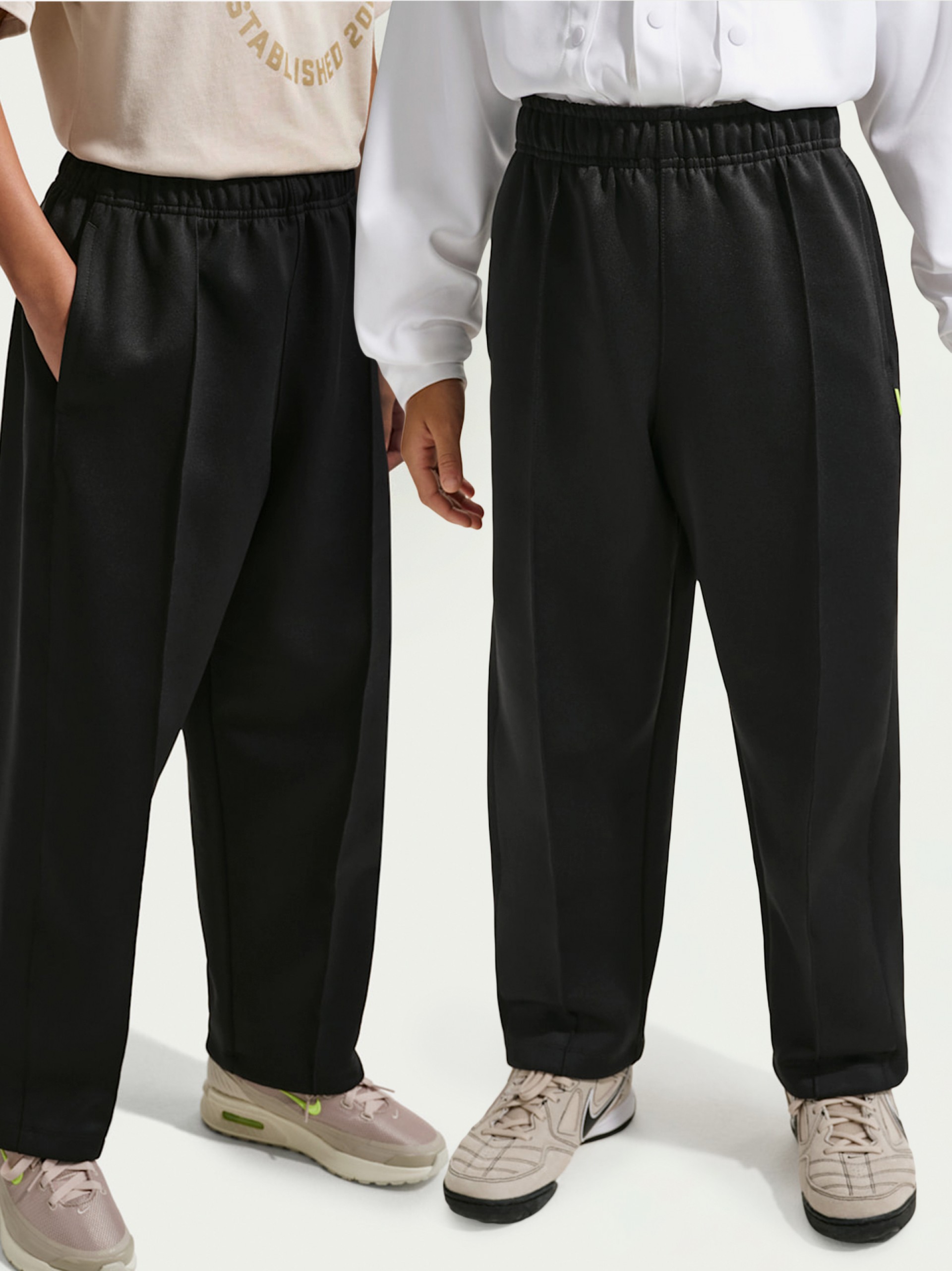 Pantalones Nike Sportswear Collection Poly-Knit Júnior Negros