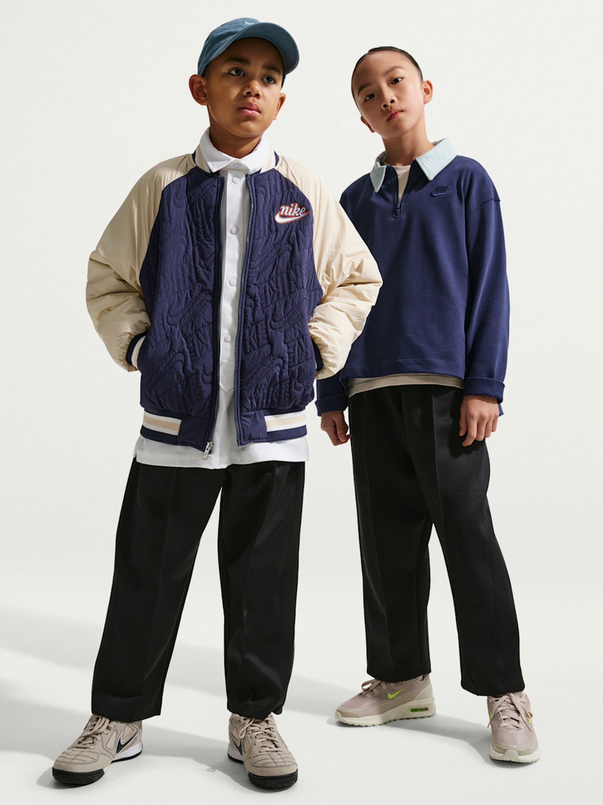 Pantalones Nike Sportswear Collection Poly-Knit Júnior Negros