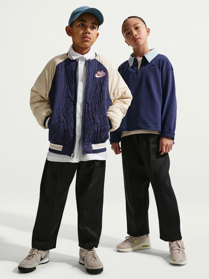 Pantalones Nike Sportswear Collection Poly-Knit Júnior Negros Pantalones Nike Sportswear Collection Poly-Knit Júnior Negros