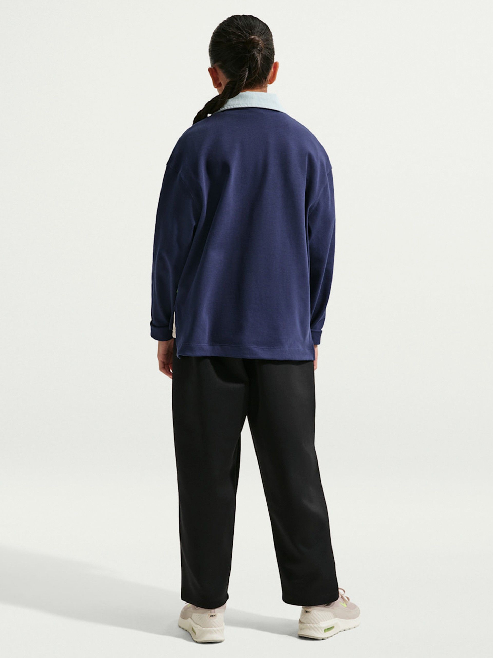 Pantalones Nike Sportswear Collection Poly-Knit Júnior Negros