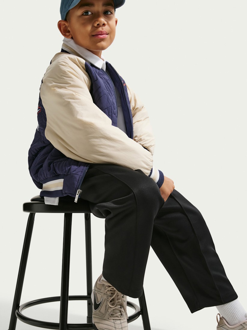 Pantalones Nike Sportswear Collection Poly-Knit Júnior Negros Pantalones Nike Sportswear Collection Poly-Knit Júnior Negros