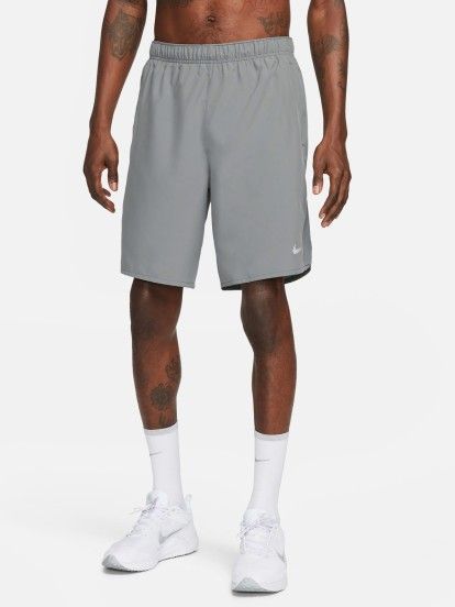 Nike Challenger Dri-FIT 23cm Grey Training Shorts For Men