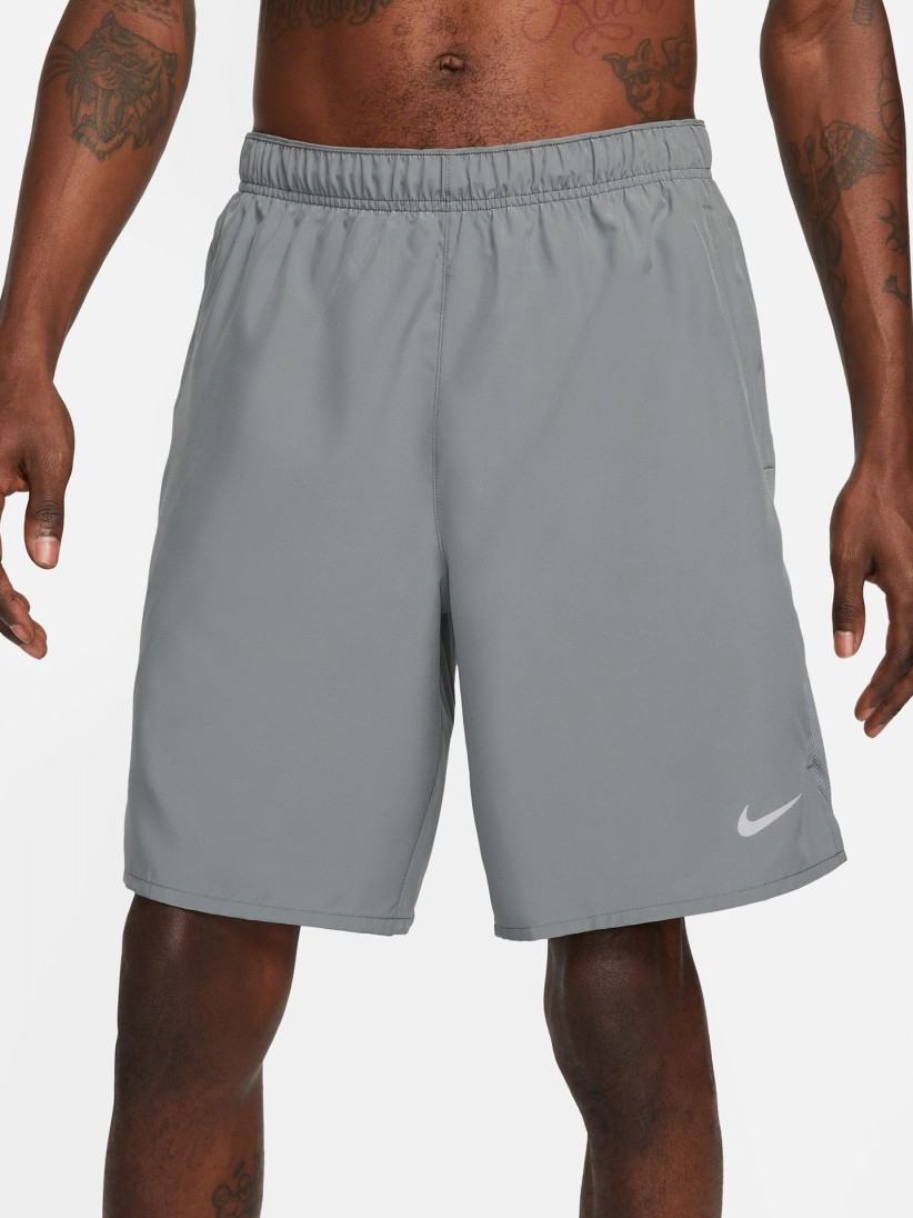 Nike Challenger Dri-FIT 23cm Grey Training Shorts For Men